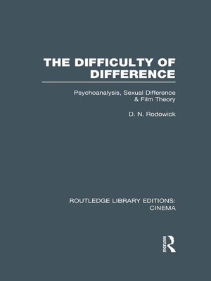 cover image of The Difficulty of Difference